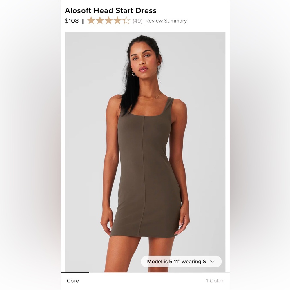 Never Worn Alosoft Head Start Dress